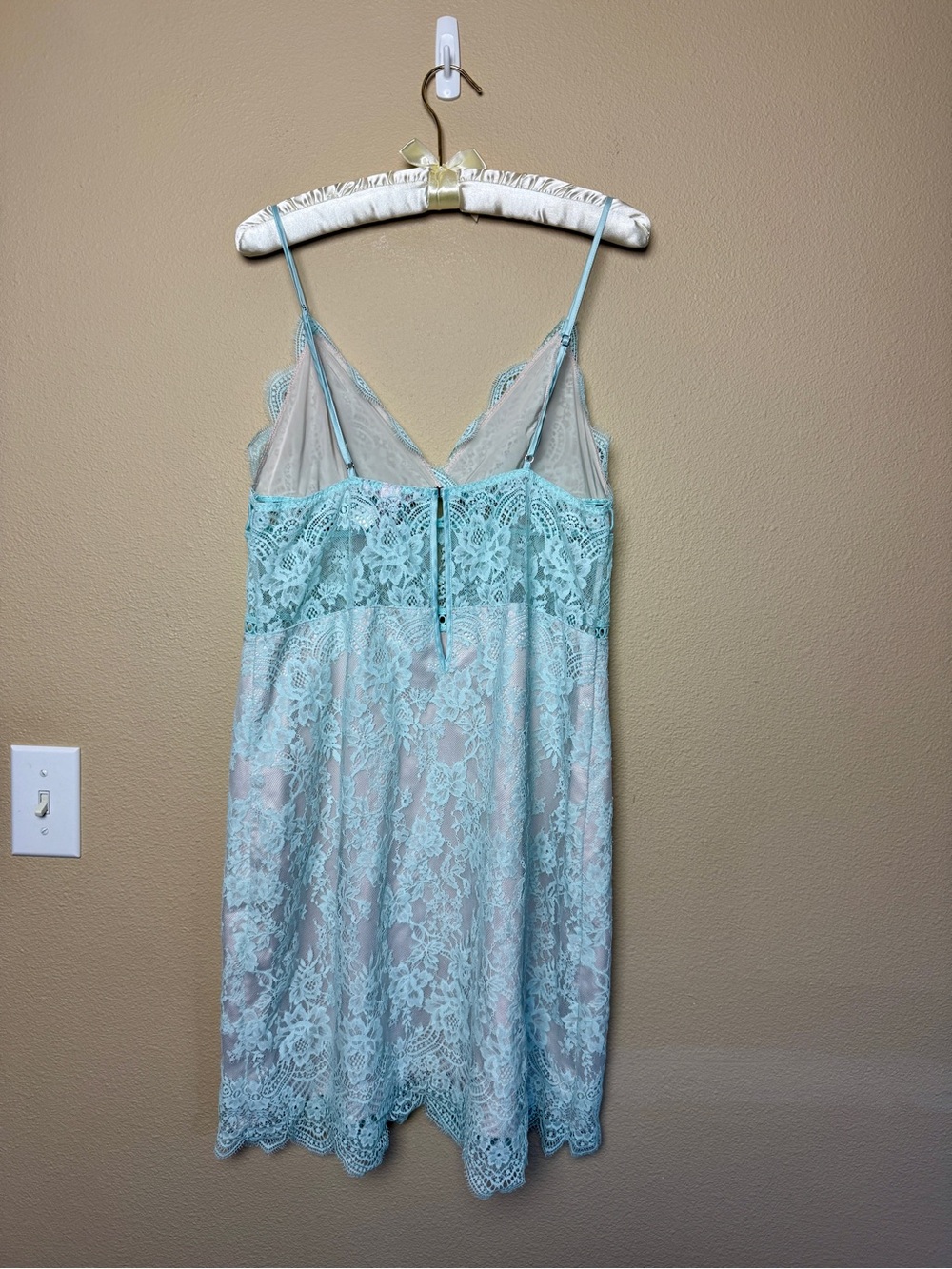 Victoria’s Secret Floral Lace Slip Dress Lingerie Size Large - Picture 5 of 8